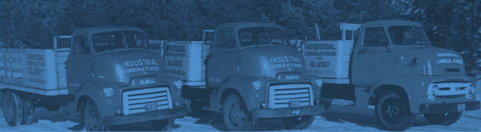 lumber trucks - vintage photo